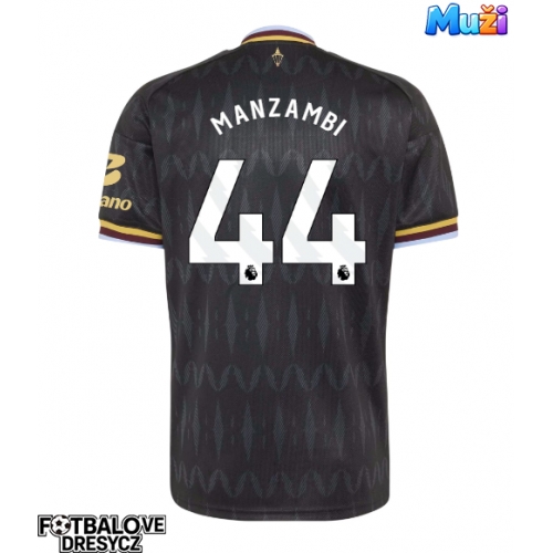Aston Villa Johan Manzambi #44 Venkovní Dres 2026-27 Krátký Rukáv Aston Villa Johan Manzambi #44 Venkovní Dres 2026-27 Krátký Rukáv
